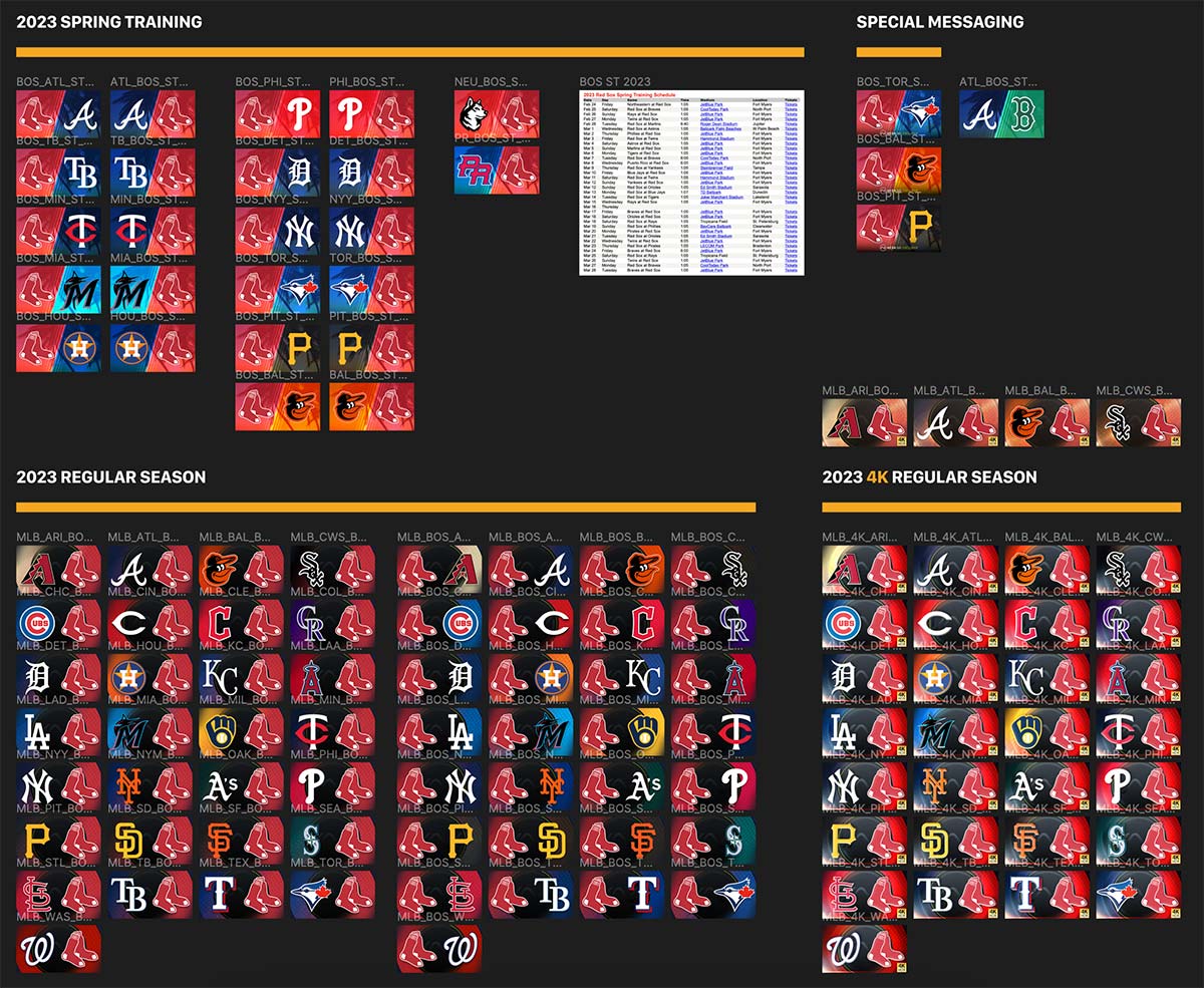 MLB Matchup Graphics Artboard